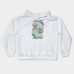 Watercolor Splash Pattern #6 Kids Hoodie